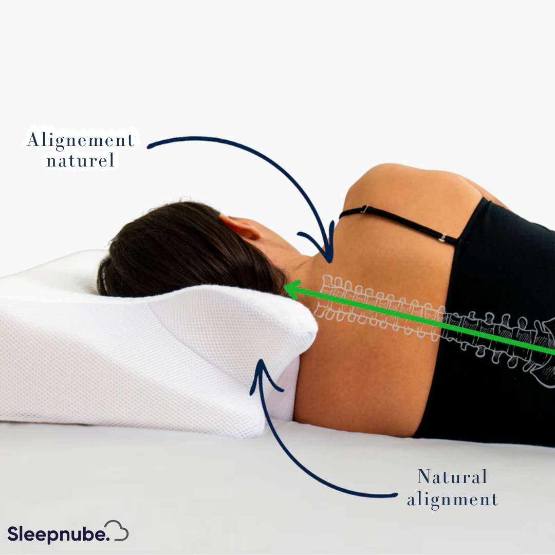 ComfyNest® Oreiller cervical en mousse viscoélastique