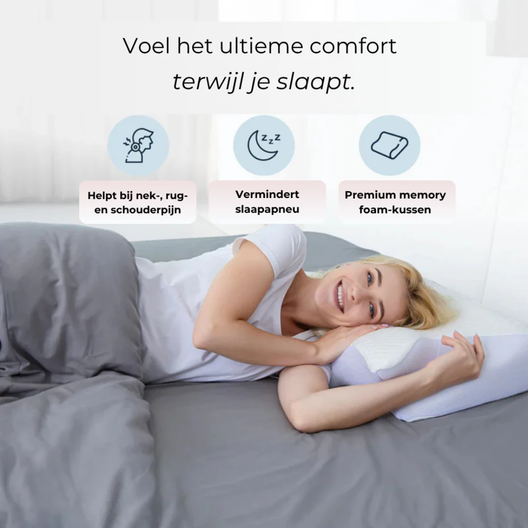 ComfyNest® | Orthopedisch hoofdkussen