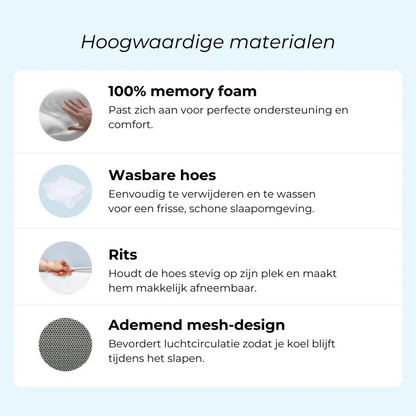 ComfyNest® | Orthopedisch hoofdkussen