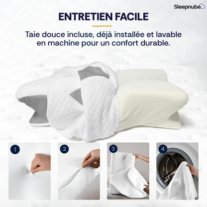 ComfyNest® Oreiller cervical en mousse viscoélastique